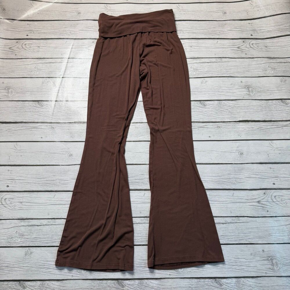 Brown Flared Comfy Lounge Leggings